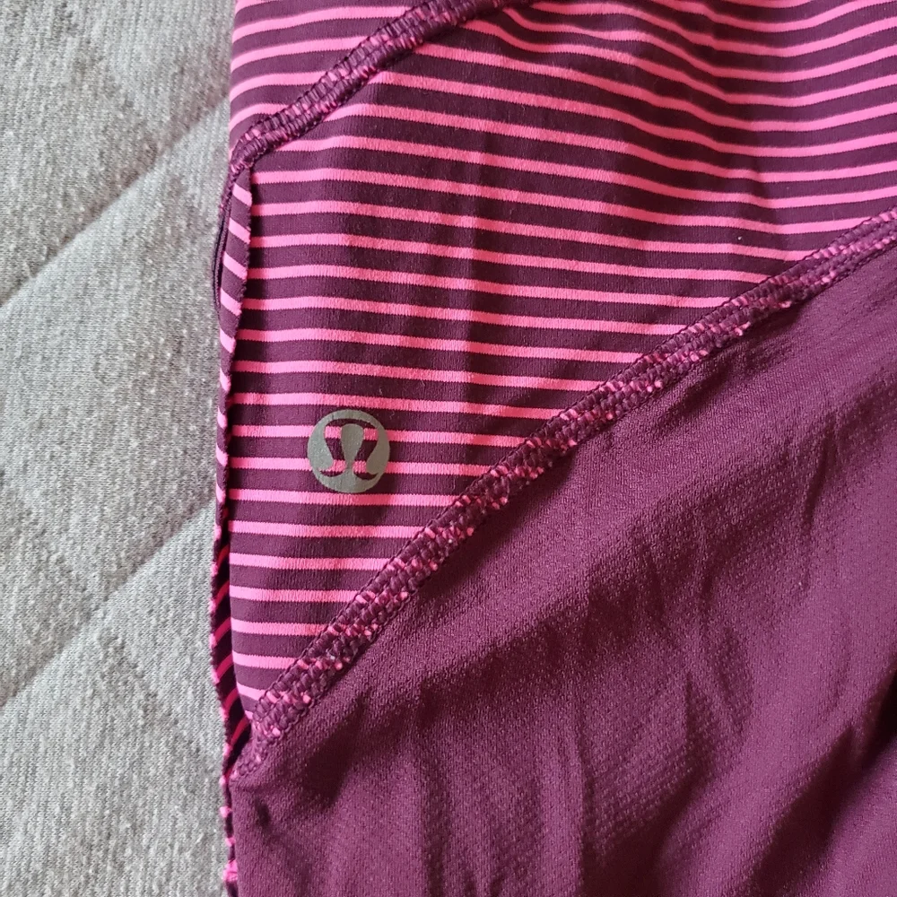 Lululemon Run for your Life‎ Crop Sz 4